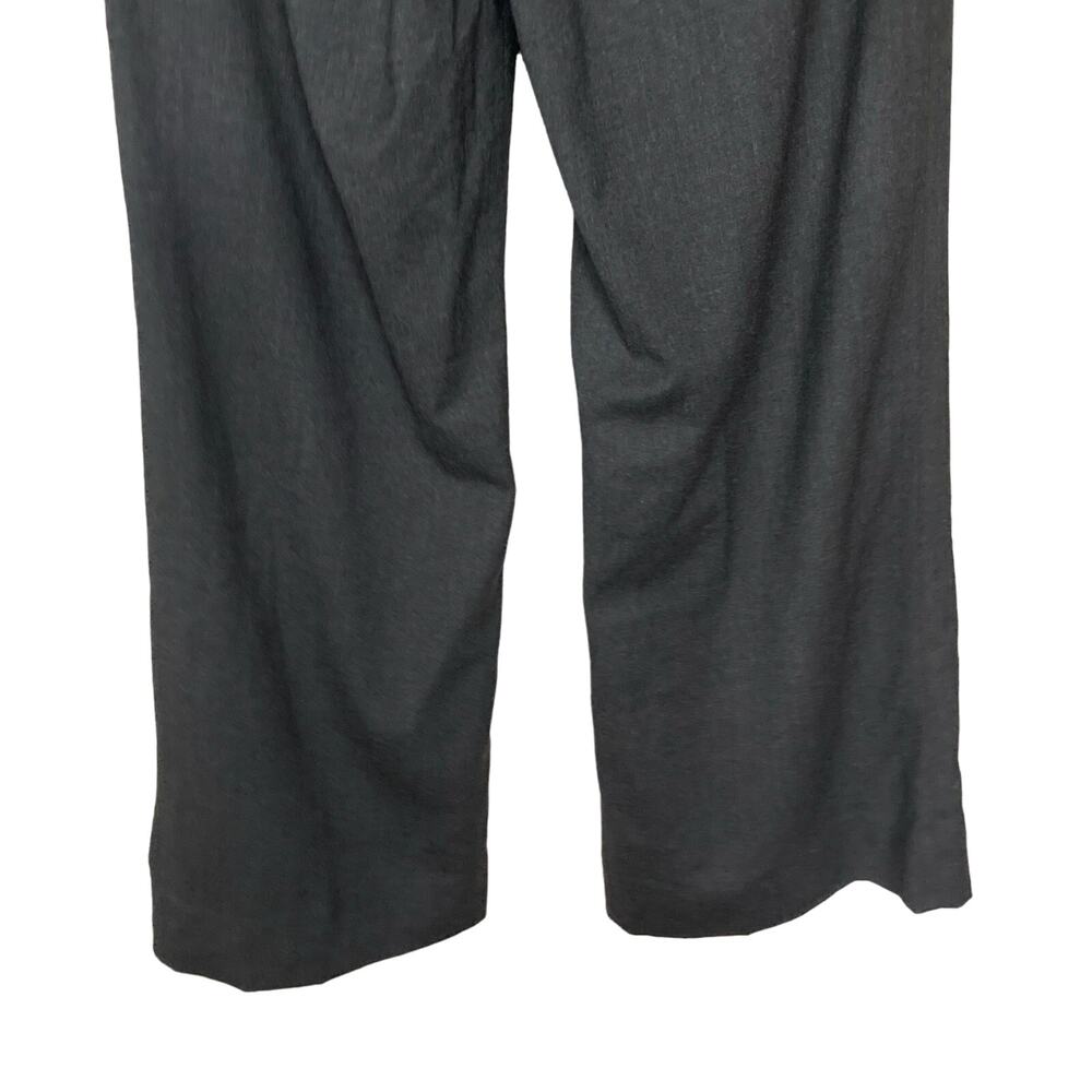 Eileen Fisher Wool Gray Wide Leg Palazzo Dress Pants High Rise Pockets Size XS - Picture 16 of 16